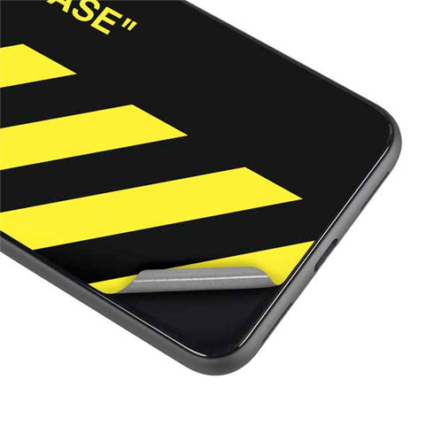 Black and Yellow Stripes Google Pixel 4 XL Skin